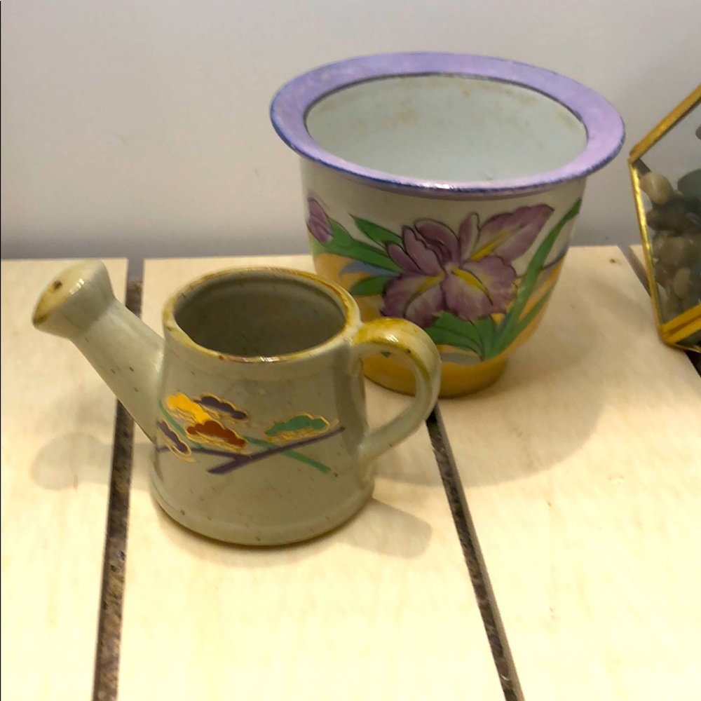 Set of vintage made in Japan pottery pieces